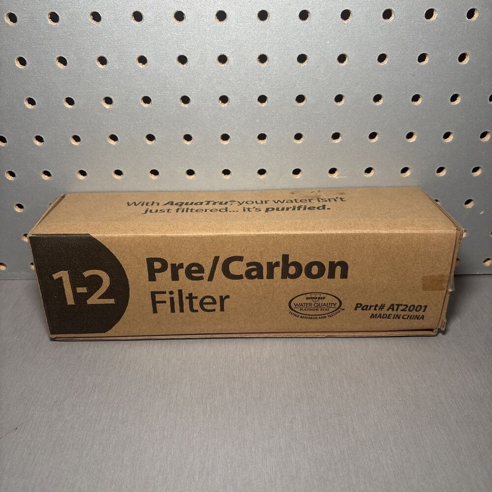 AquaTru AT2001 Pre/Carbon Water Filter Stages 1-2 BRAND NEW